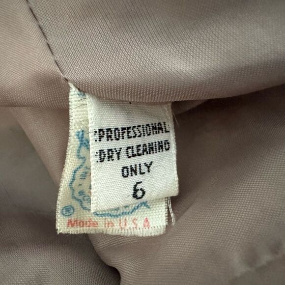 VTG Wool Orange Striped Blazer Jacket Size XS/S - Picture 12 of 14